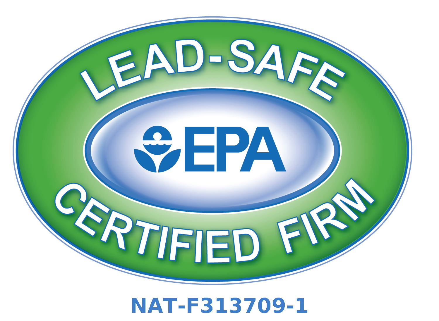 EPA Lead-Safe Certified Firm — NAT-F313709-1
